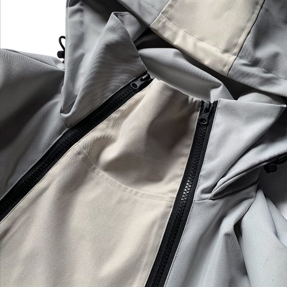 Techwear Streetwear Down Jacket Windbreaker Coat hi-j1-grey - Picture 11 of 11